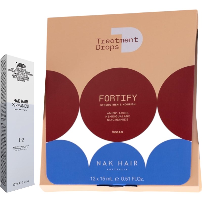 NAK Professional Buy 24 Permanent Shades, Get Treatment Drops - Fortify FREE!