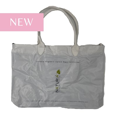 Naturia White Large Luxury Beach Bag