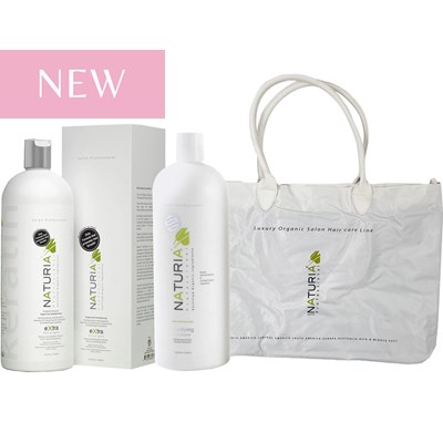 Naturia eXtra Straight Keratin Kit Liter + Deluxe Bag & Cape 2 pc.