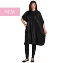 PPE Shampoo Cape- Black 54 inch x 36 inch