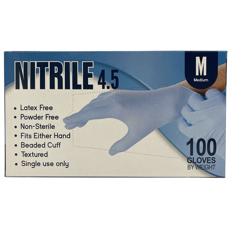 PPE Nitrile Gloves 100 ct. Medium
