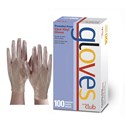 Product Club Clear Vinyl Disposable Gloves - Powder Free 100 ct. Medium