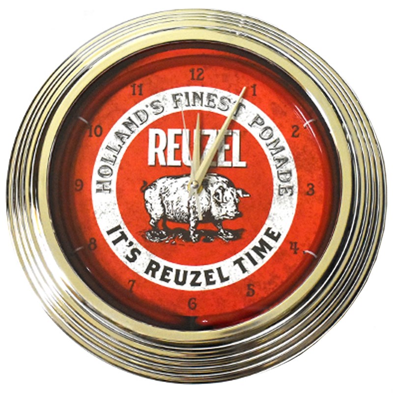 Reuzel It's Reuzel Time Red Clock