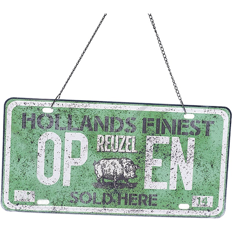 Reuzel Open/Close License Plate