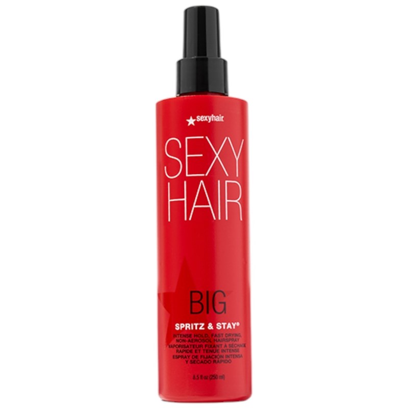 Sexy Hair Spritz & Stay Intense Hold, Fast Drying, Non-Aerosol Hairspray 8.5 Fl. Oz.