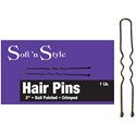 Soft 'n Style Hair Pins, Bronze - 2 inch 1 lb.