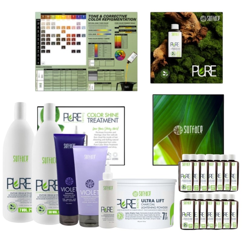 Surface Hair PURE COLOR BLONDE & TONE INTRO 35 pc.