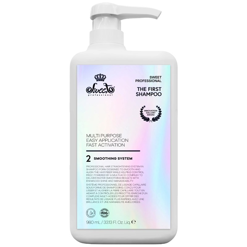 Sweet Hair Professional STEP 2 SMOOTHING SYSTEM SHAMPOO Liter