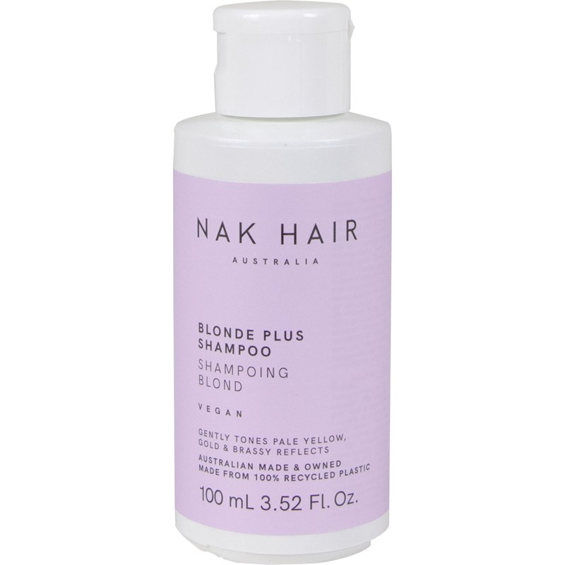 NAK Hair Blonde Plus Shampoo 3.52 Fl. Oz.