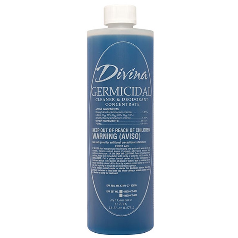 Divina Germicidal Cleaner & Deodorant Concentrate 16 Fl. Oz.