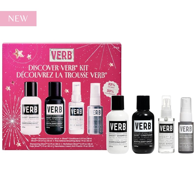 Verb discover verb holiday travel kit 4 pc.