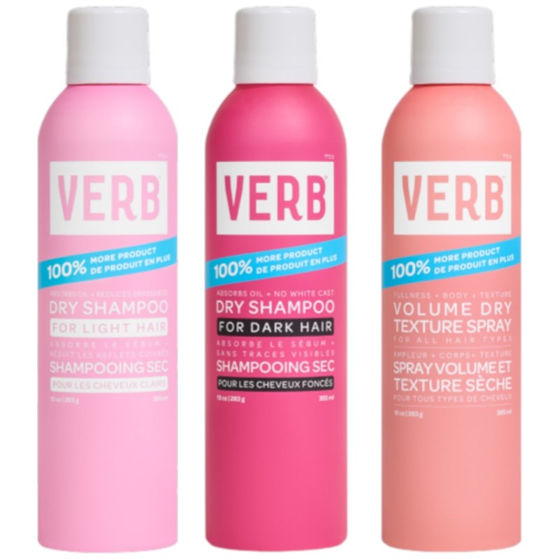 Verb Buy 3 jumbo aerosols, Get 1 FREE!