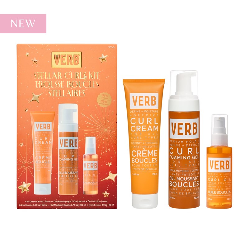Verb stellar curls holiday curl kit 3 pc.
