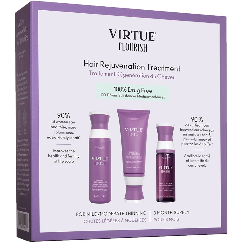 VIRTUE HAIR REJUVENATION TREATMENT - 90 Days 3 pc.