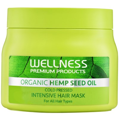 Wellness Premium Products Hemp Seed Oil Hair Mask 16.9 Fl. Oz.