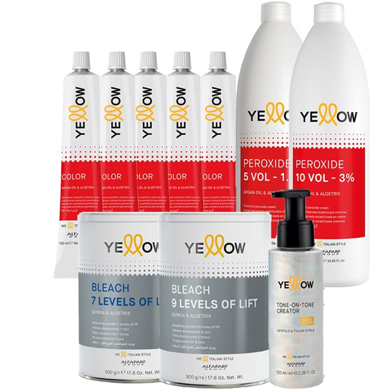 Yellow Professional 48 Yellow Color Tubes Intro 64 pc.