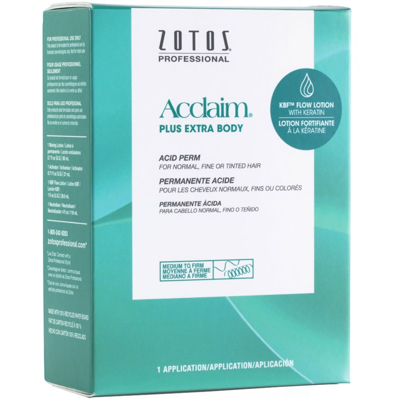 Zotos Acclaim Plus Extra Body Acid Perm